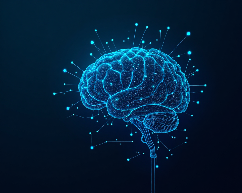 Agentic AI-powered website illustration